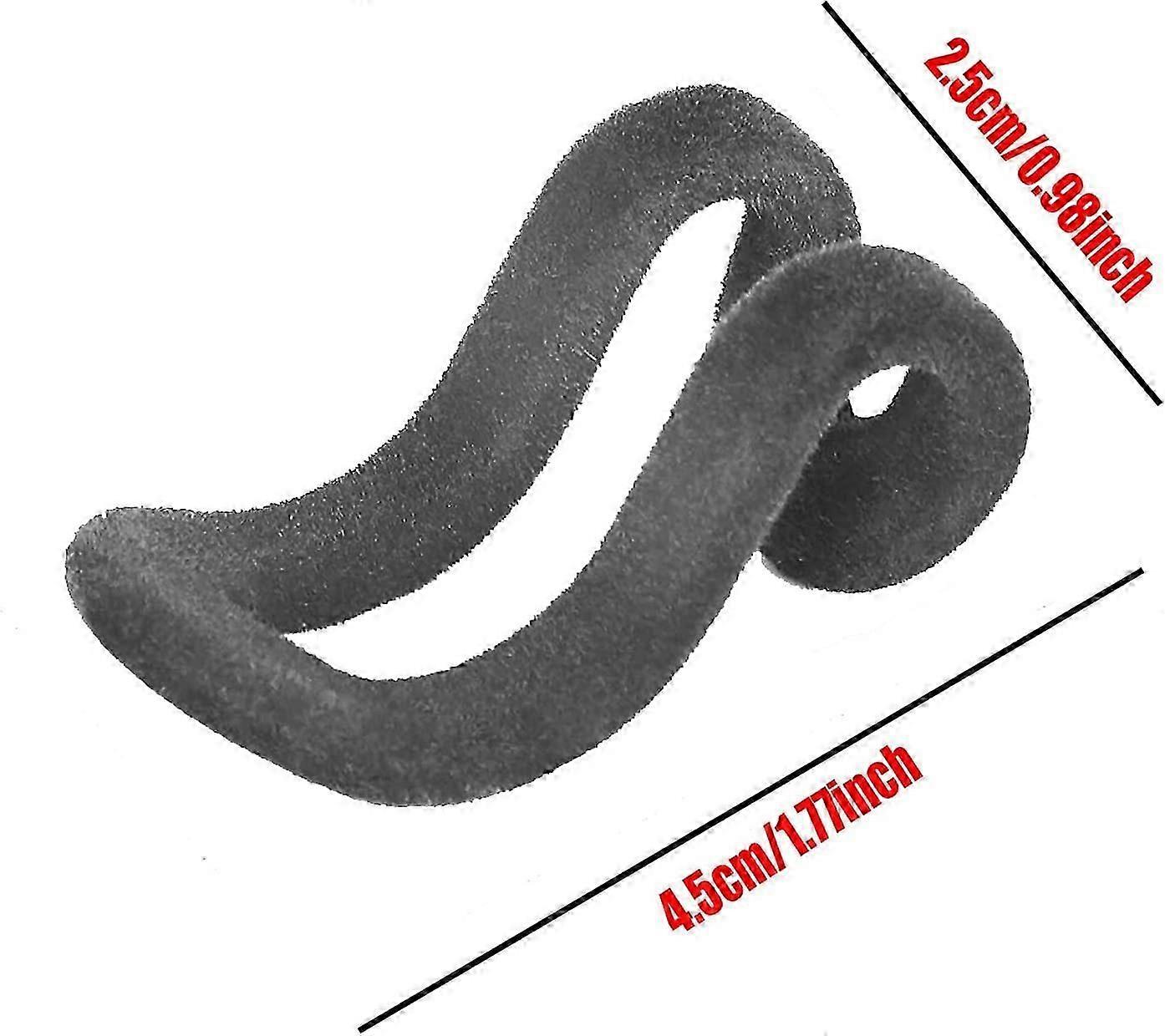 Grey 40-Piece Mini Flocking Hooks