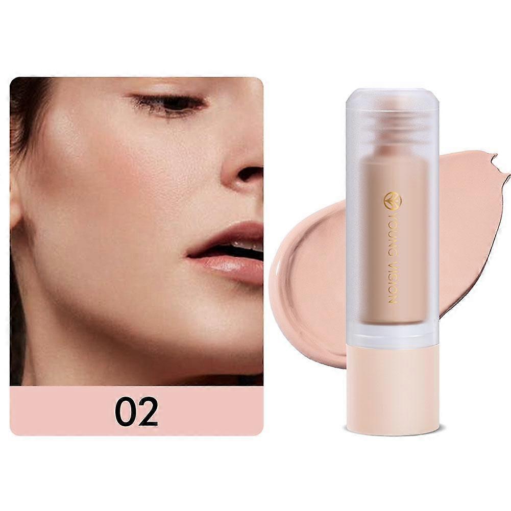 Bottom pressed Liquid Foundation Matte Oil control Concealer Makeup Cover Finish Poreless