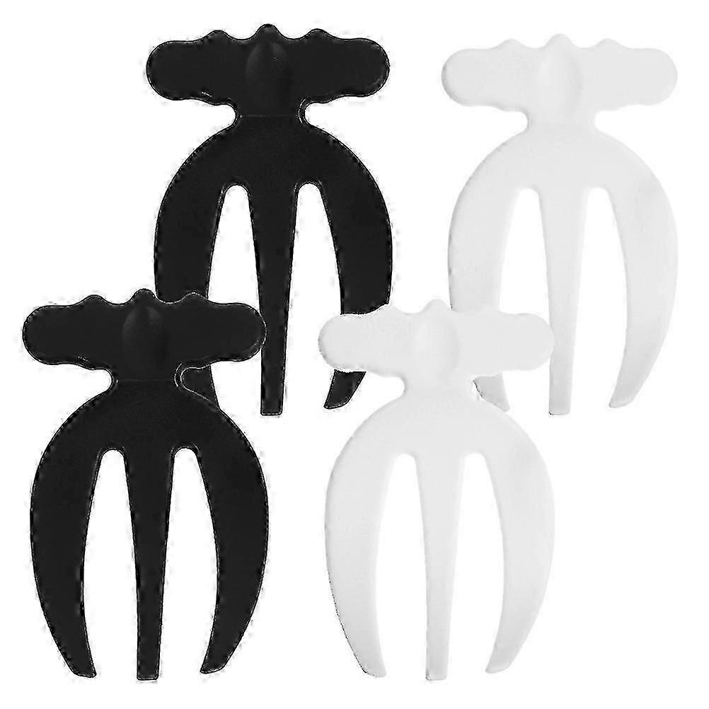 Salad Mixing & Serving Forks, 4Pcs Assorted Color