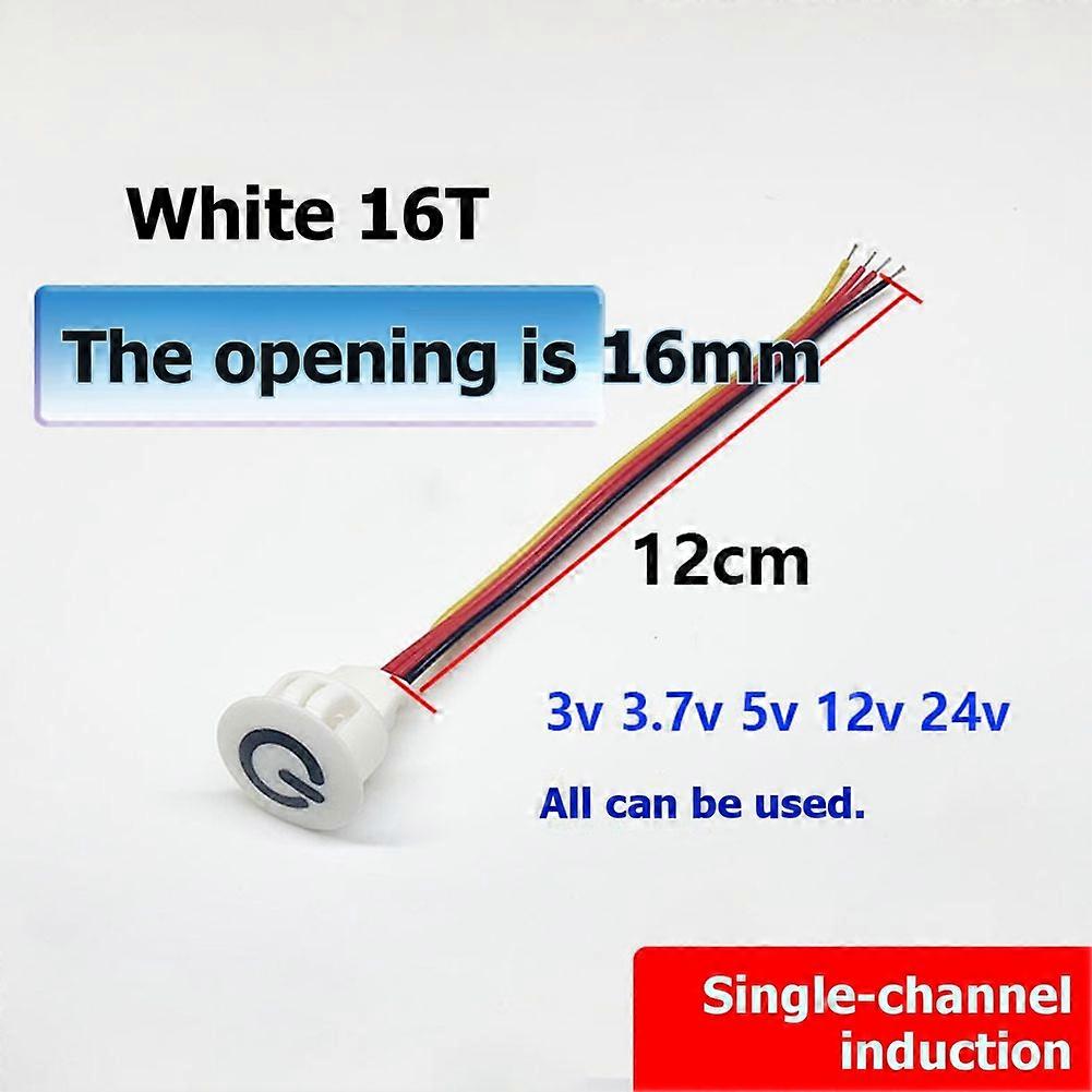 5Pcs Dimmable Touch Sensor Button Smart Home Switch Controller for DC3.7-24V Closet Corridor LED Strip Light Switch 13T