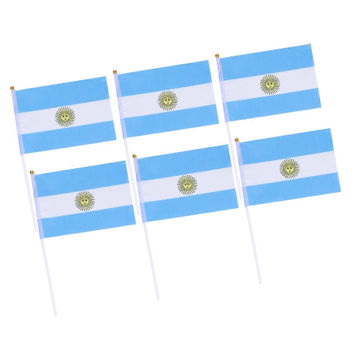 Handflaggen aus Argentinien, 20er-Set