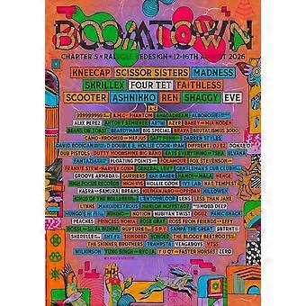 Boom Town Music Festival 2026 Album Gig Jigsaw Puzzle Brain Teaser AY0380