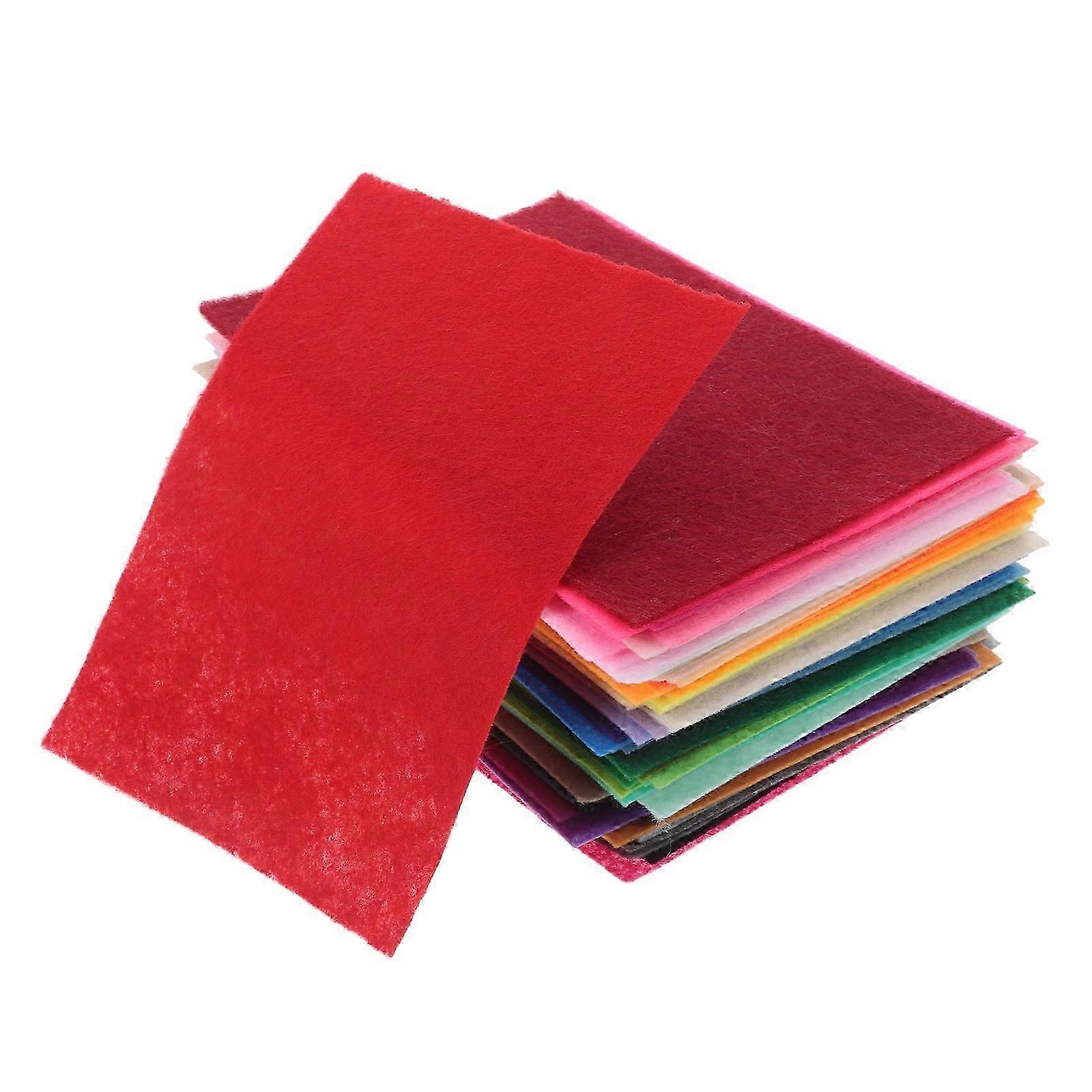 Polyester Felt Fabric Sheets, Assorted Color, 66Pcs for DIY Crafts