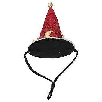 Kleiner Haustierhut, Hamsterhut zum Tragen, 2 Stück, rotes Plüsch-Cosplay-Accessoire