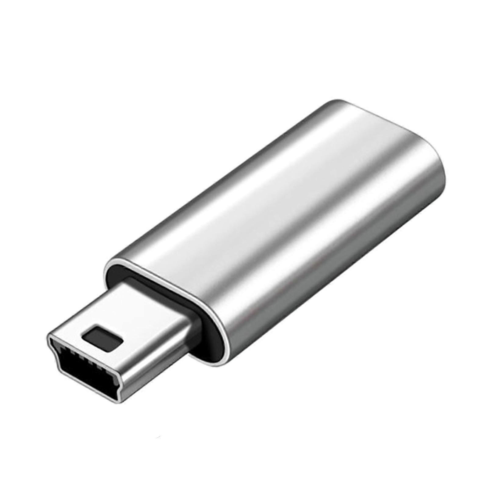 Adaptér USB C na mini USB, typ C, samice na mini USB, samec [MI]