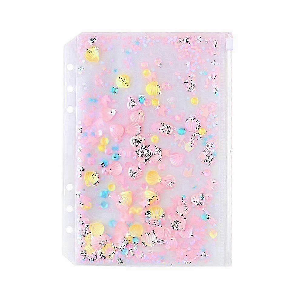Folder Pink Cute Loose Leaf Binder Pouch Diary File