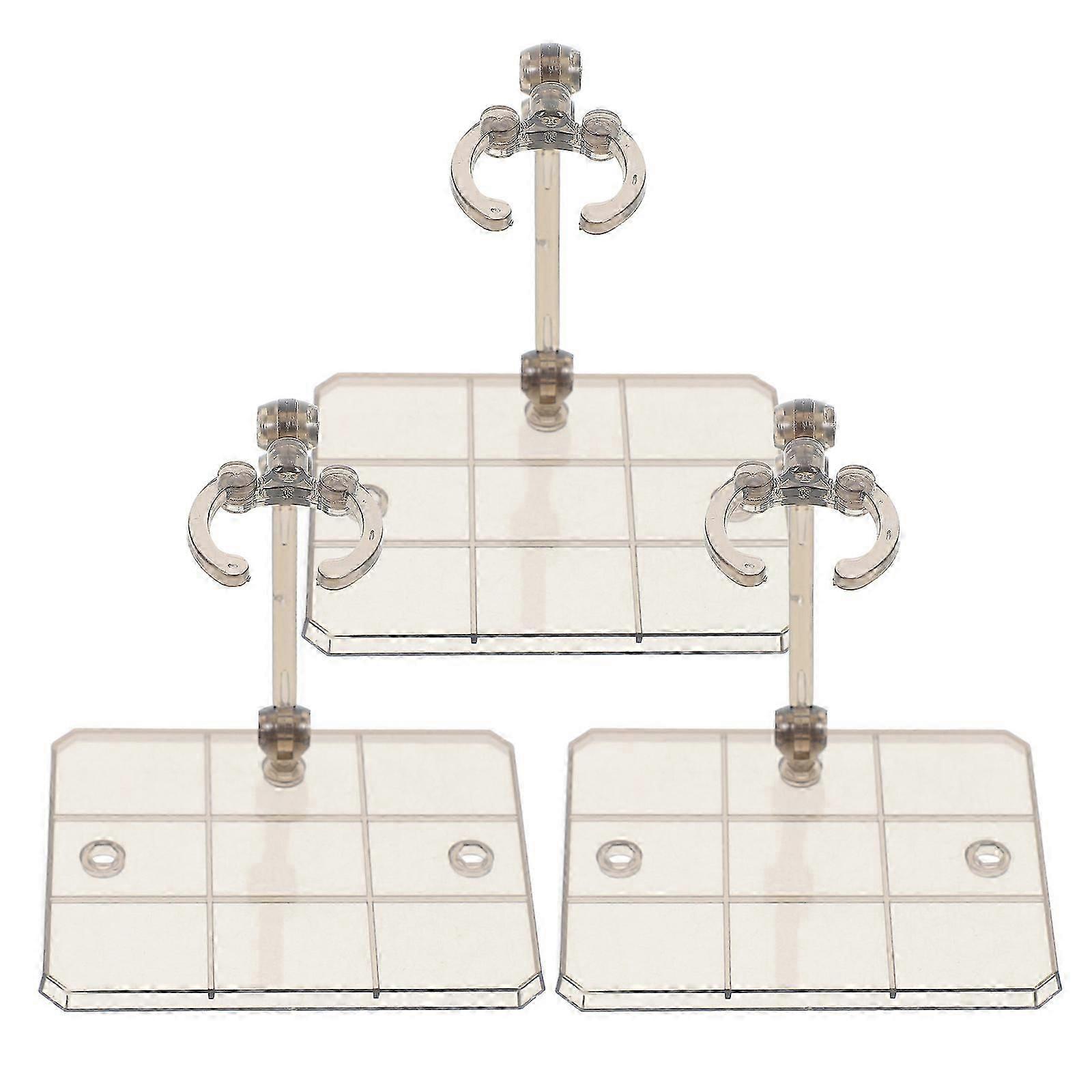 Action Figure Display Holder Bases for 9Pcs Doll Model Support