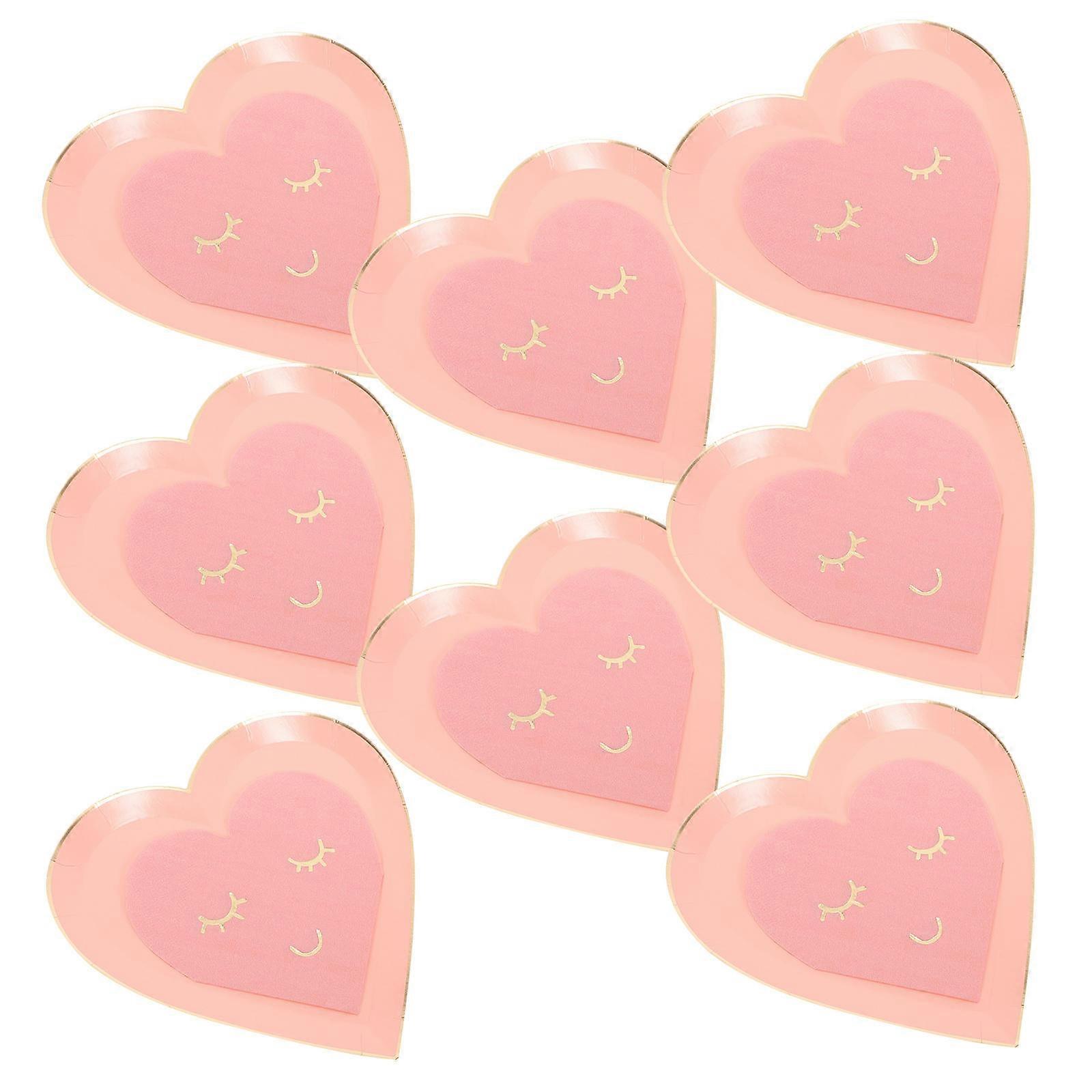 Heart Shaped Party for 1Set Paper