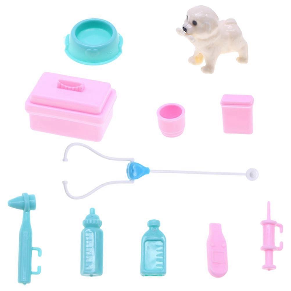 Imitation Veterinary Tool Set Simulation Vet Doctor Tools Models 1Set