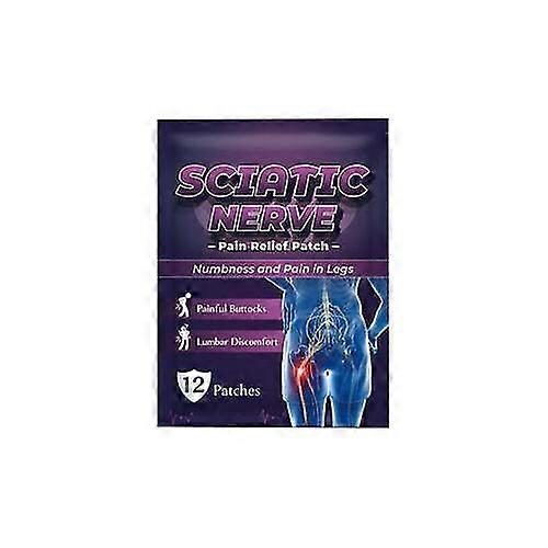 Sciatica Nerve Pain Relief Patch - 12 Pack Heating Patch for Body Meridian