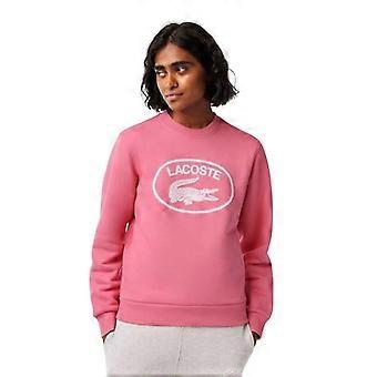 Lacoste Damen-Sweatshirt aus Bio-Baumwolle mit lockerer Passform und langen Ärmeln