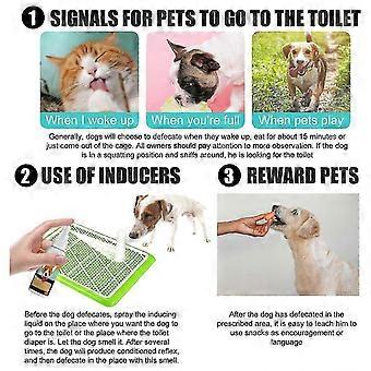 Yegbong pet toilet training spray - pet urination & defecation positioning spray for for cats & dogs, toilet training aid daily care