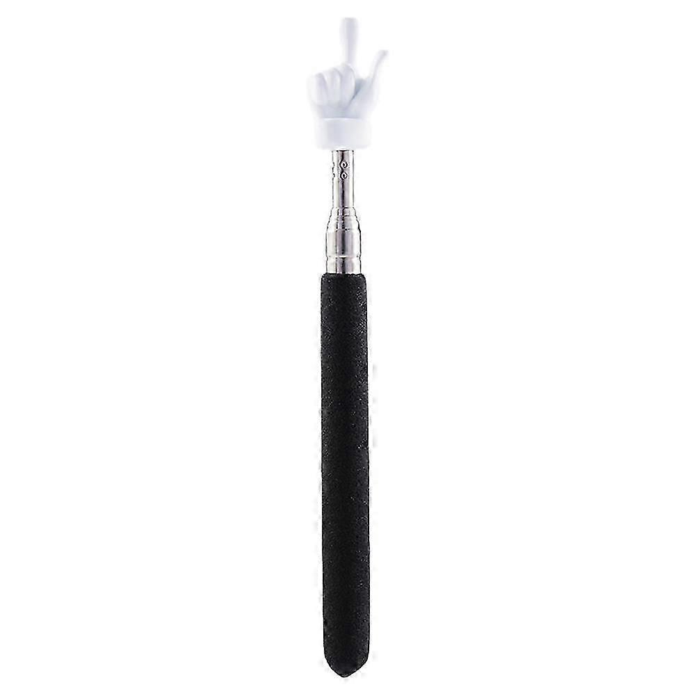 Retractable Metal Mini Hand Pointer Stick for Teachers, Telescopic Whiteboard Pointer for Classroom Presentations, 55cm Extendable