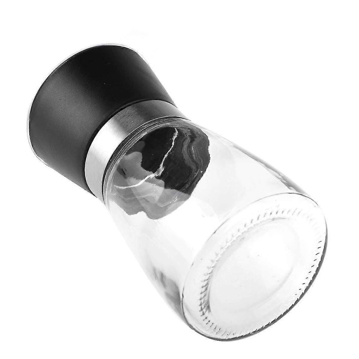 1pcs Refillable Salt Grinder/pepper Grinder/shaker/ Dispenser, Black