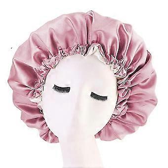 3 Pack Satin Silk Bonnet Sleep Cap Extra Large Jumbo Day And Night