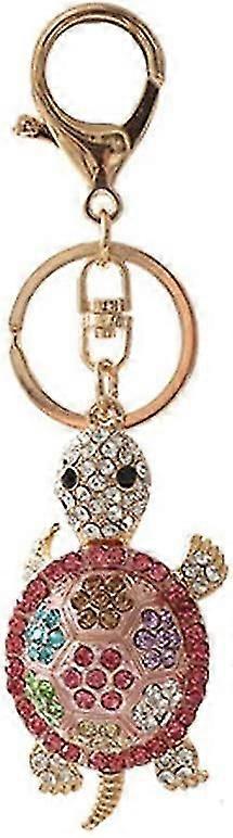 Turtle Rhinestone Keychain, Sparkling Crystal Keychain Gift