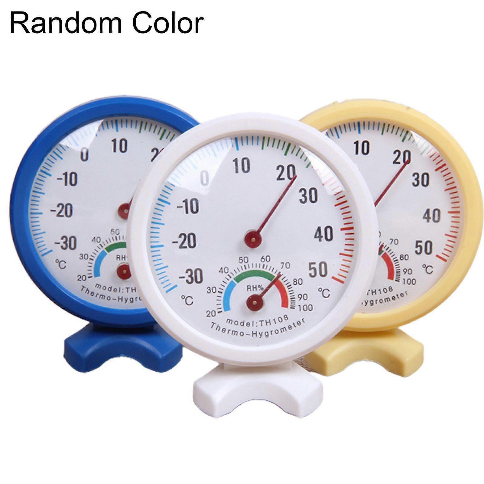 8cm Round Big Dial Thermometer Hygrometer Pointer Temperature Humidity Meter