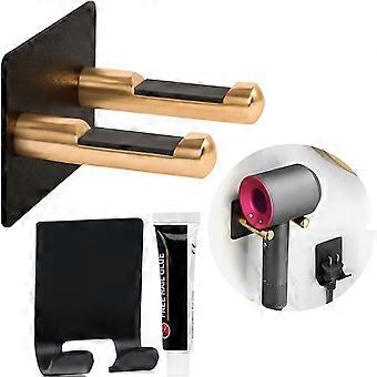 Hair dryer holder, adhesive wall mounted hair dryer holder, no drilling dyson hair dryer holder, bathroom hair dryer org [XR]