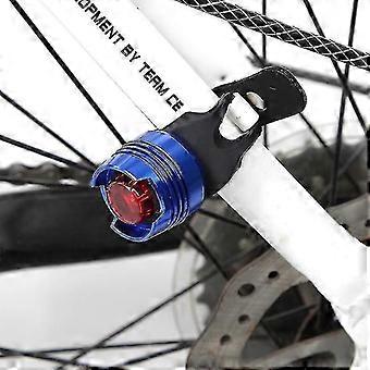 2 pezzi di luci per bici da strada e mountain bike a LED, impermeabili, per bicicletta, fanali posteriori per bici, luci di avvertimento di sicurezza per la guida notturna