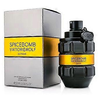 Spicebomb Extreme Viktor&Rolf Men's Eau de Parfum 90ml - Black & Yellow Fragrance Bottle
