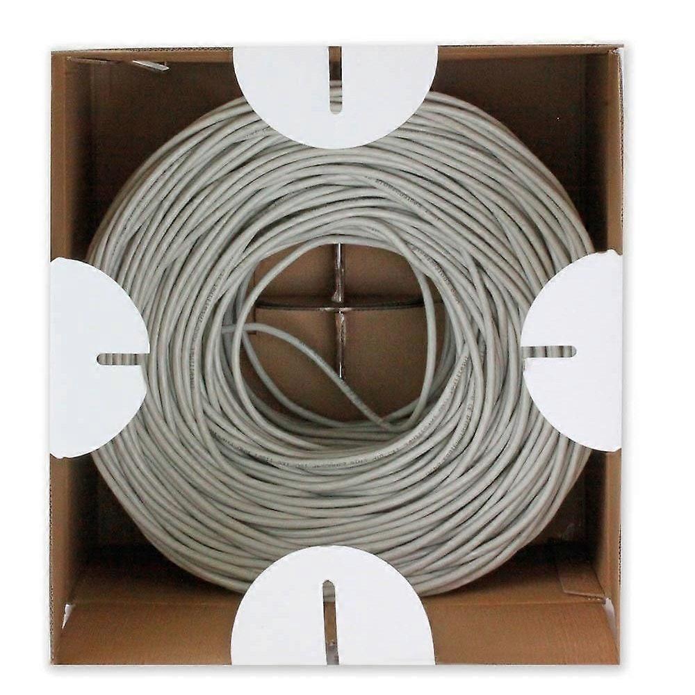 Techly U/UTP Hank-kabel Cat.6 Cca 305m Solid grå