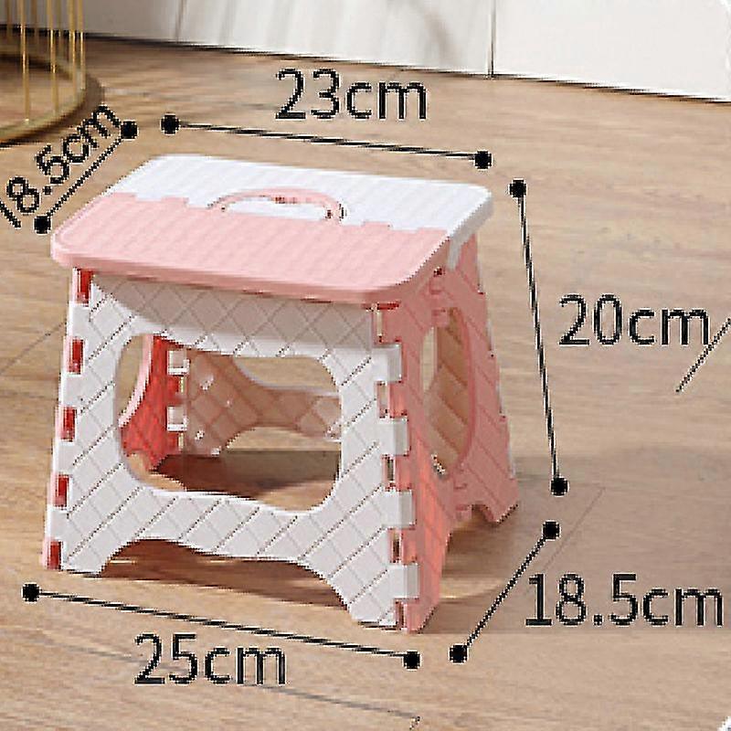 Plastic Multipurpose Folding Step Stool Home Train Outdoor Foldable Storage Convenient