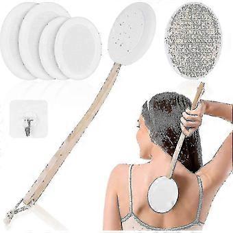 2-in-1-Rückenpeelingbürste, 7er-Pack Rückencreme-Lotion-Applikator