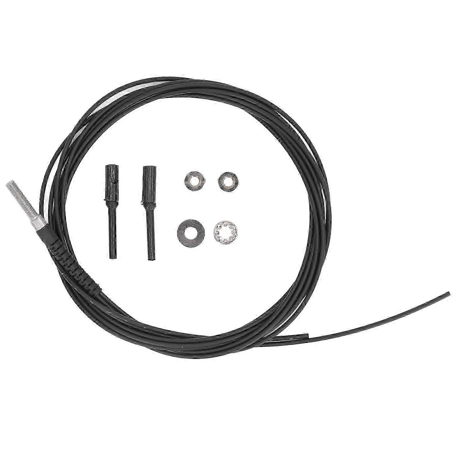 Fiber Optic Sensor 0 to 540mm Testing Range M3 Thread Linear Reflection Optical Fiber Sensor Probe Cable