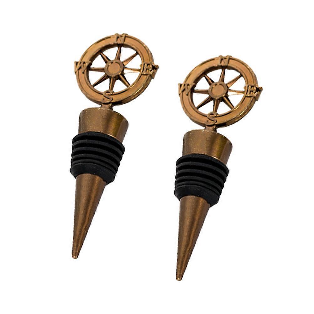 Compass Red for Use 2Pcs Metal