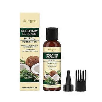 Aceite capilar de romero y coco: esencia hidratante, nutritiva y perfumada para un cabello suave y sedoso.