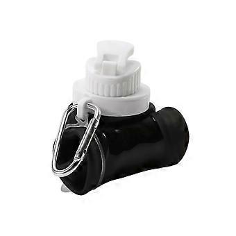Water Bottle Folding Soft Water Bottle Outdoor Sports Water Bottle Foldable 500ML compatible with Running Camping Hiking Cycling
