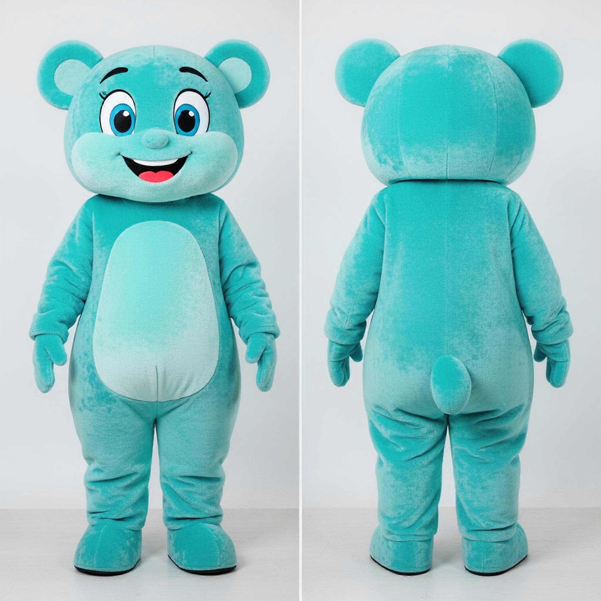 MASTICOT Turquoise Blue Cuddly Alliance Mascot