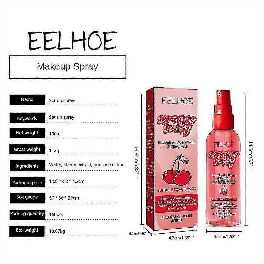 NEW EELHOE Matte Makeup Setting Spray Quick Film Forming