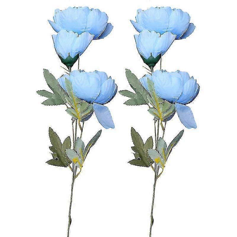 2pcs Artificial Peony Silk Flowers