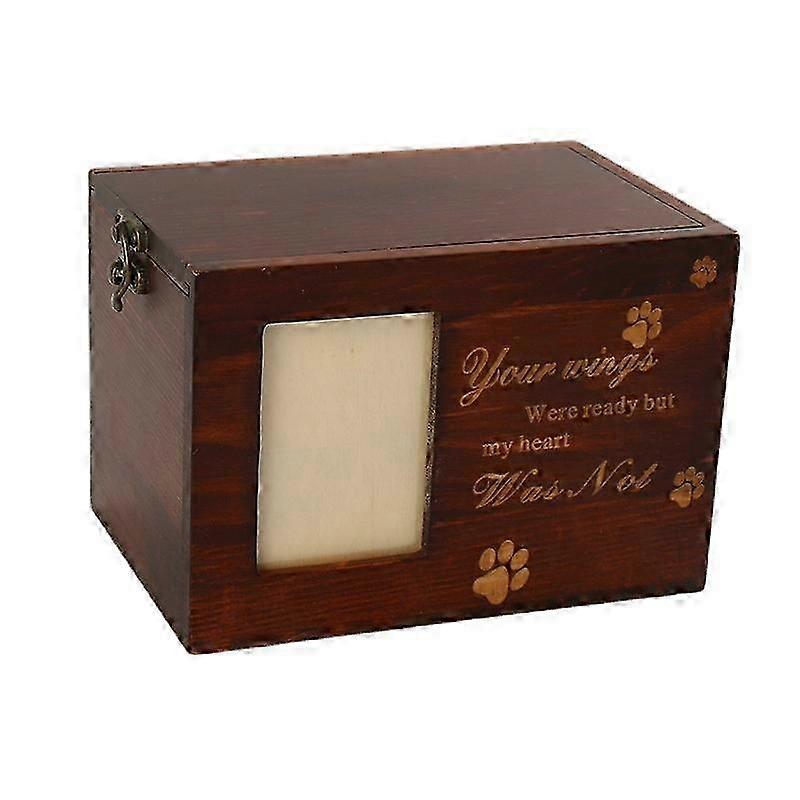 Solid Wood Pet Urn For Puppy Kitten