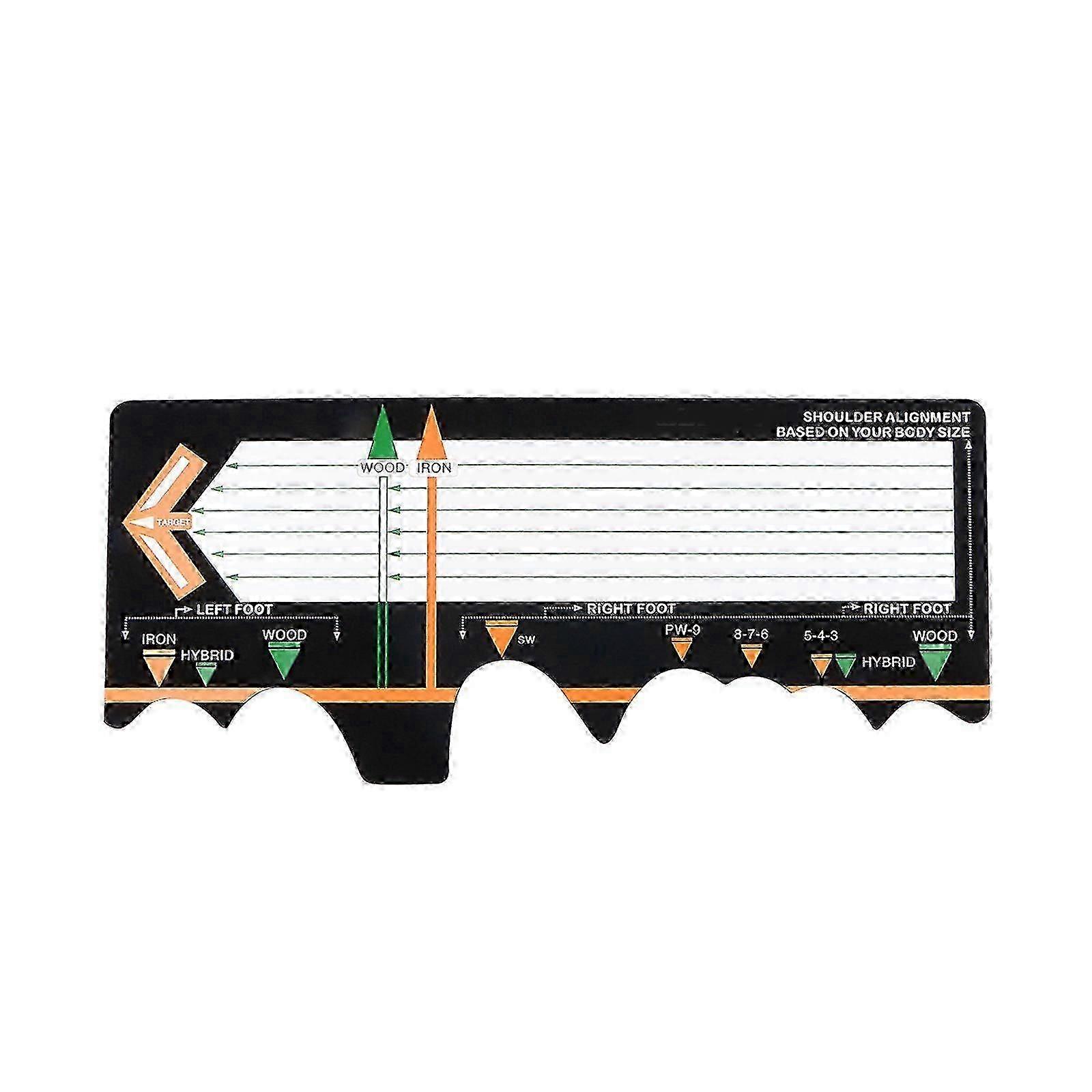 Beginner Golf Swing Alignment Mat