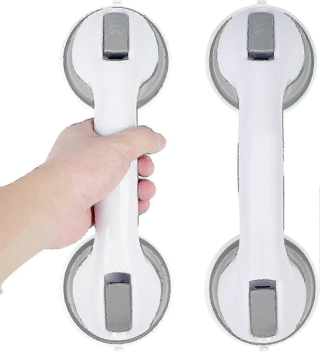 Removable Suction Cup Shower & Bathroom Grab Bars - No Drilling