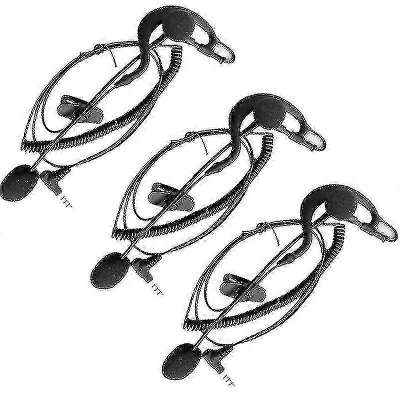3pcs Earhook Headset with 3.5mm Jack, Compatible with Vnetphone V4/6c Plus/pro M