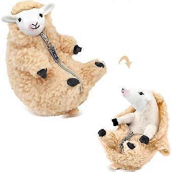 Kawaii Geschorenes Schaf Kuscheltier Plschtier - Se Geschenk Alpaka