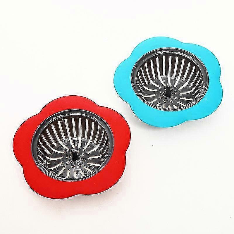 Compact Plastic Drain Filter Basket Set