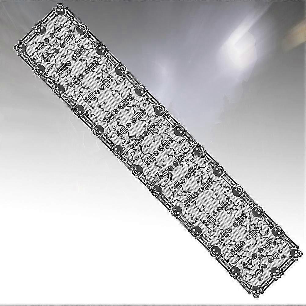 Skull Pattern Halloween Table Decor Lace Runner 1 Piece