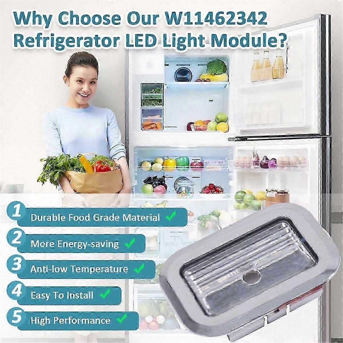 LED Light Module for Refrigerator - Compatible with Multiple Models