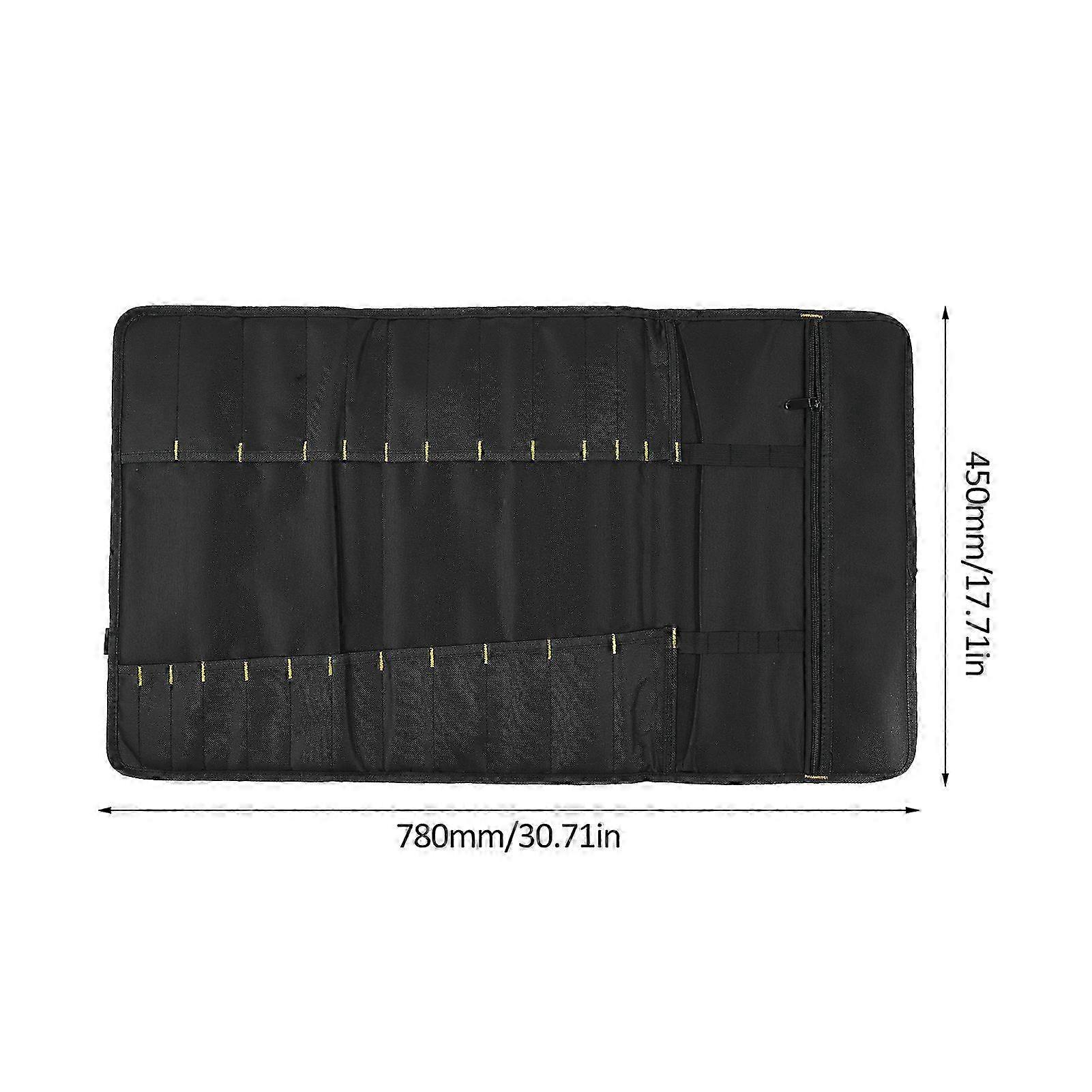 Professional-Grade Tool Roll Storage Bag