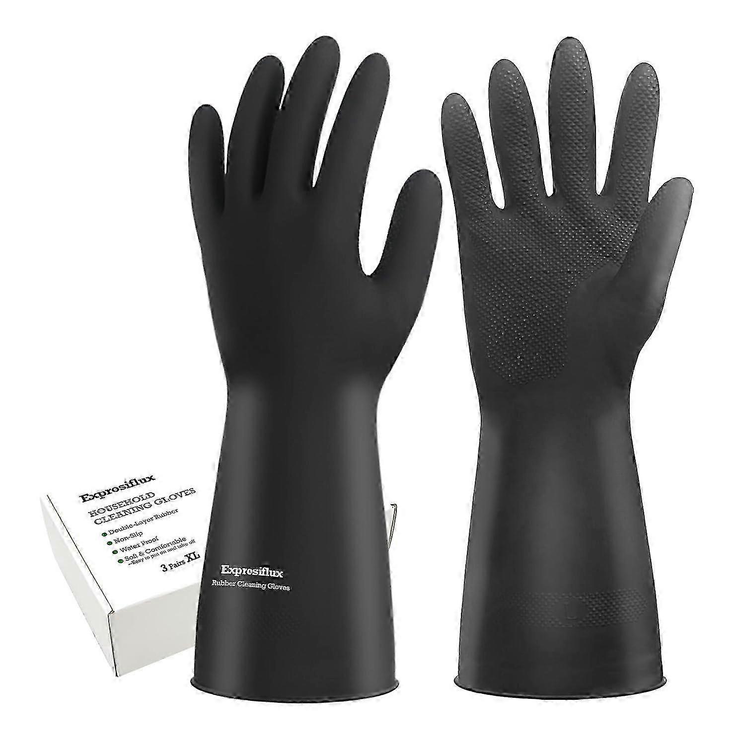 Heavy-Duty Thick Rubber Gloves