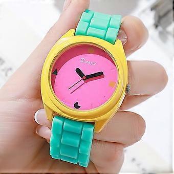 Dopamine Women Watch Fashion Simple Digital Quartz Watches Casual Jelly Multicolour Silicone Ladies Wristwatch