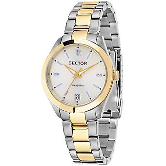 Sector 245 Quartz Analog Woman Watch with R3253486501 Stainless Steel Bracelet