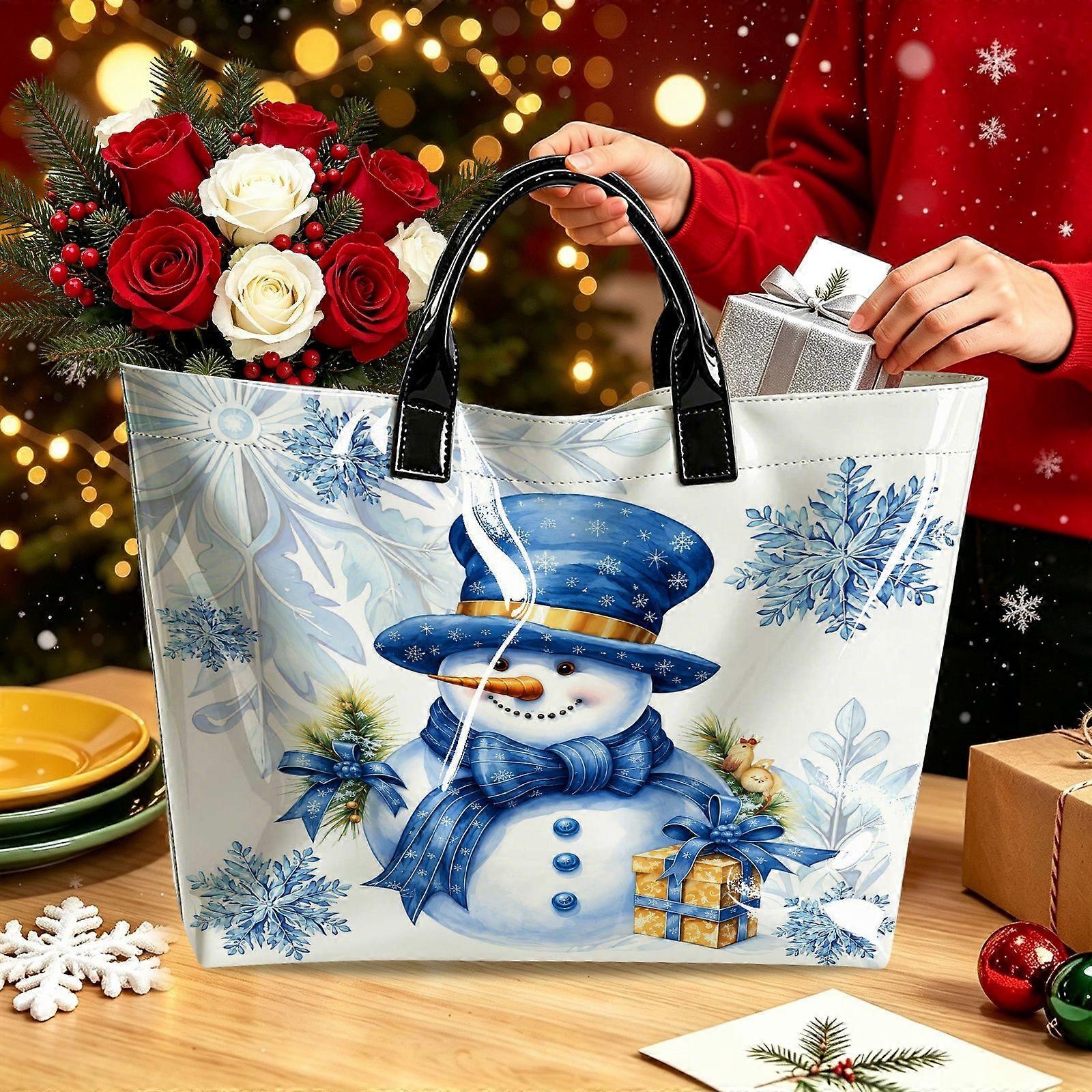 Printed Tote Bag Featuring Christmas style
