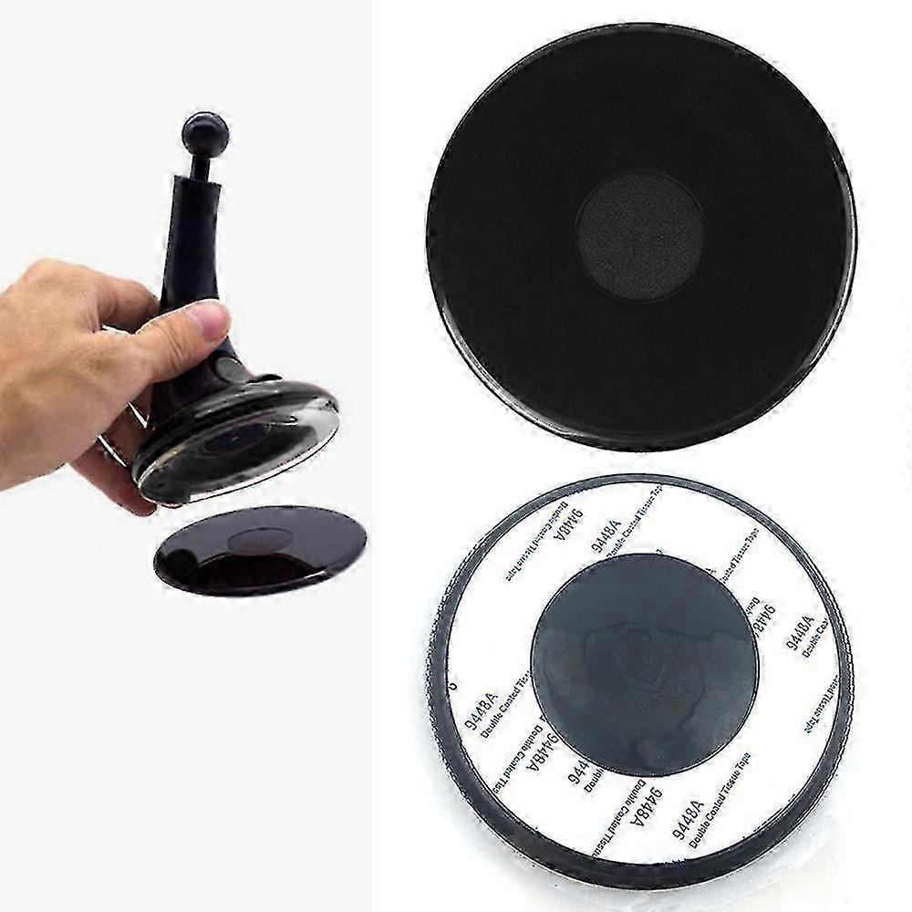 Large Round Adhesive Dashboard Mount compatible with GPS Devices