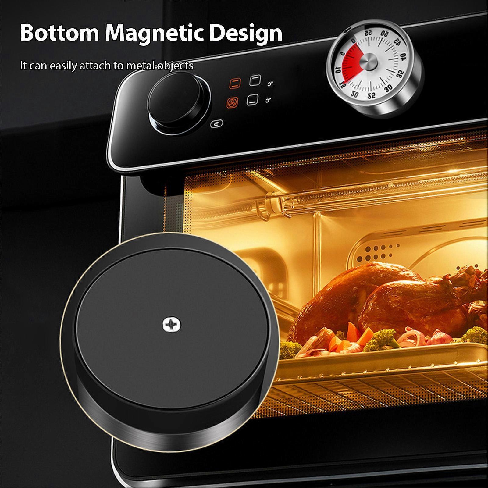 Visual Kitchen Timer Magnetic Mechanical Loud Alarm Reminder Tool for Cooking Baking Learning