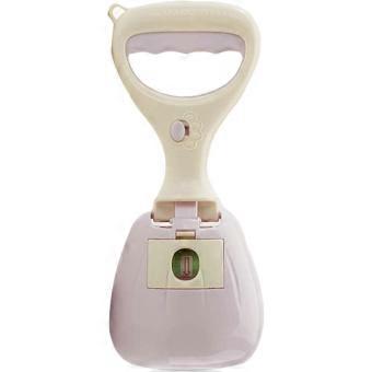 R10 Portable Dog Poop Scooper with Bag Dispenser - Easy Scoop for Small & Medium Dogs, Purple for Outdoor Walks